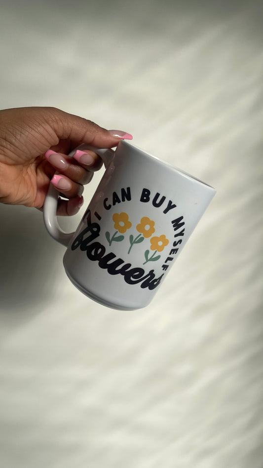 Buy Myself Flowers Mug